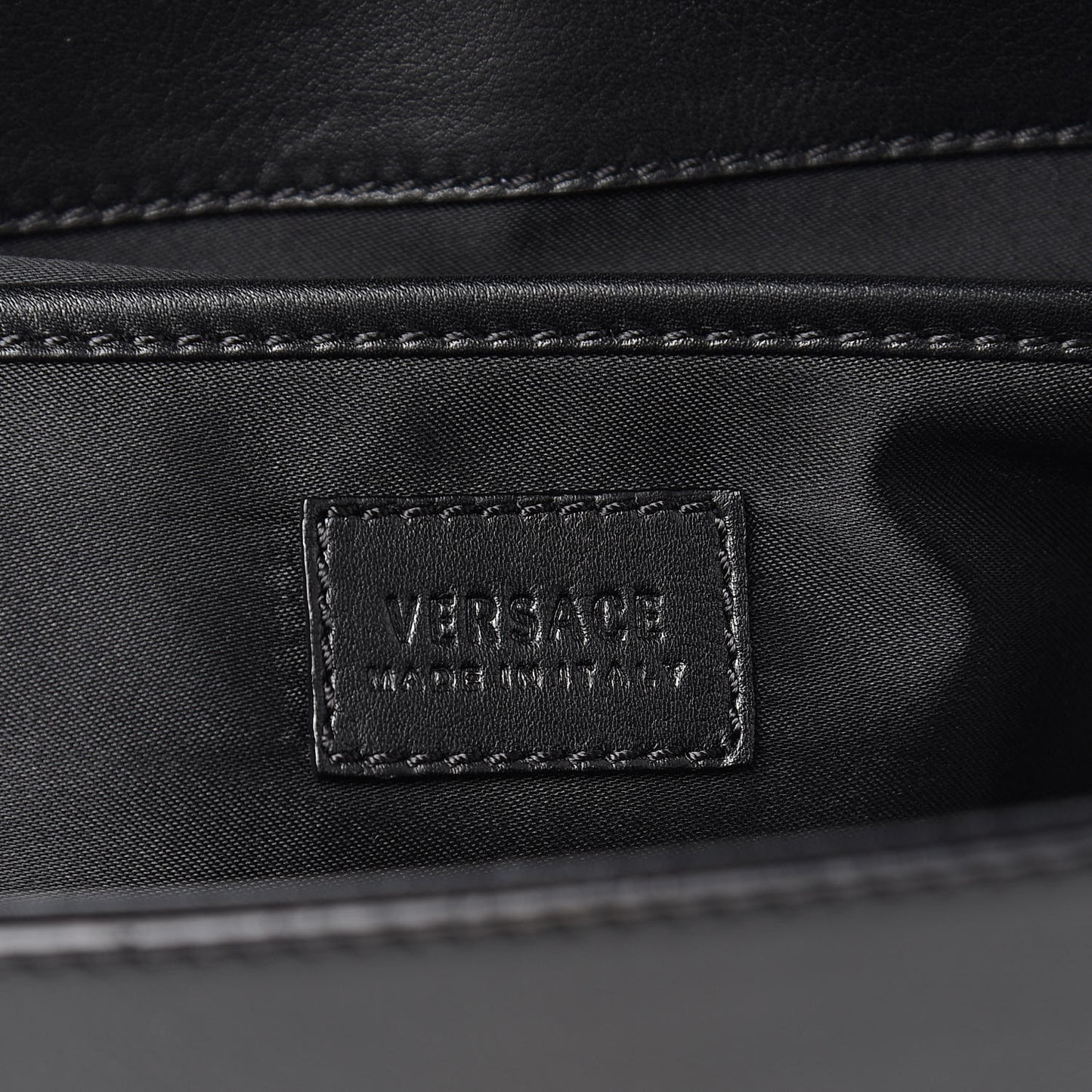 Calfskin Signature Satchel Black