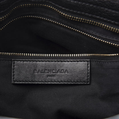Balenciaga Chevre Gold Metallic Edge Hardware City Black 7 of 12