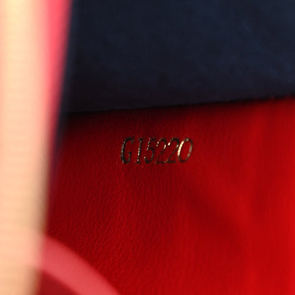 Louis Vuitton Empreinte Double Zip Pochette Marine Rouge 8 of 9