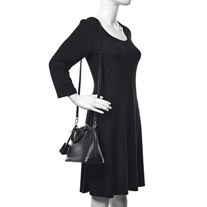 Louis Vuitton Epi Alma BB Black 2 of 9