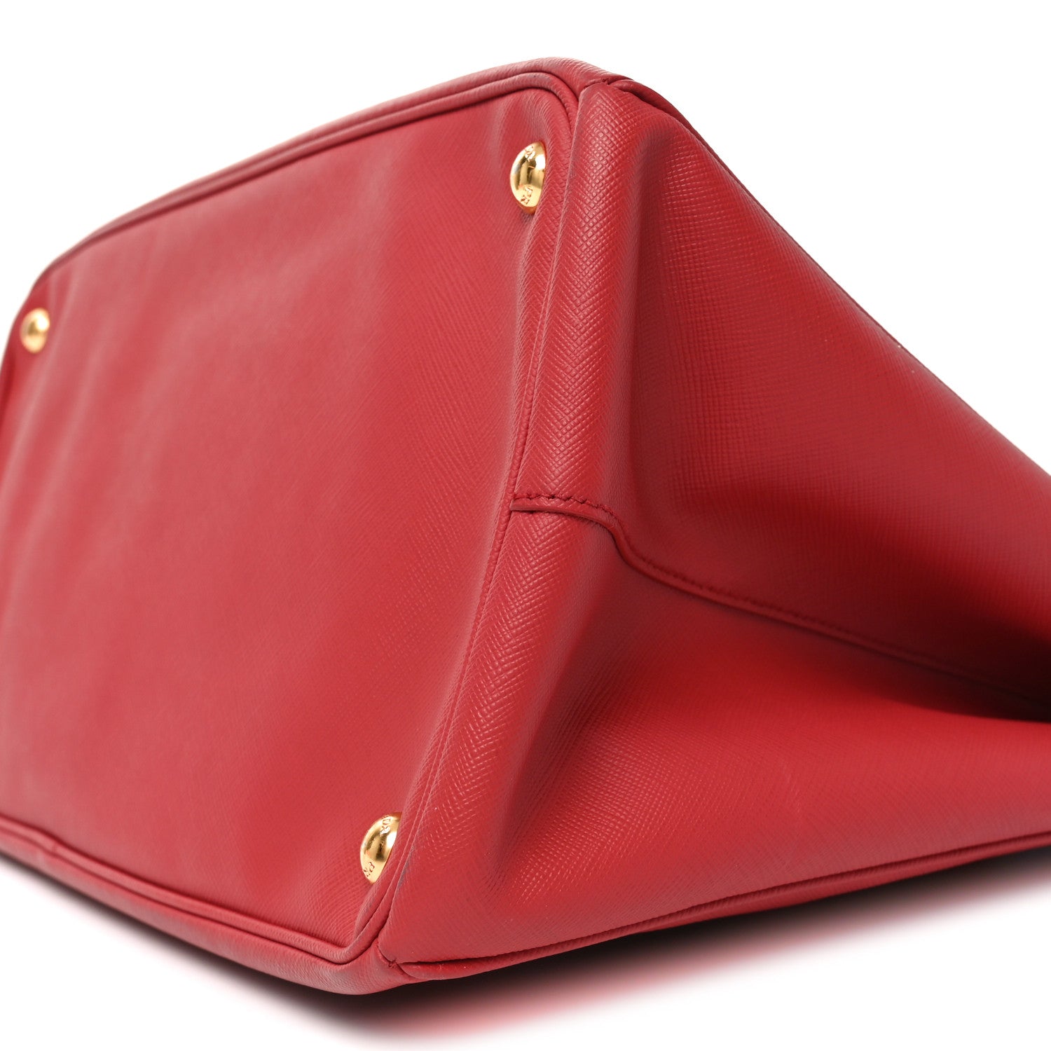 Prada Saffiano Lux Large Tote Fuoco 9 of 9