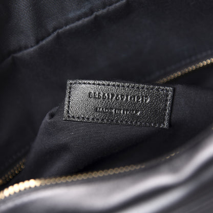 Saint Laurent Calfskin Matelasse Joan Camera Bag Black 10 of 12