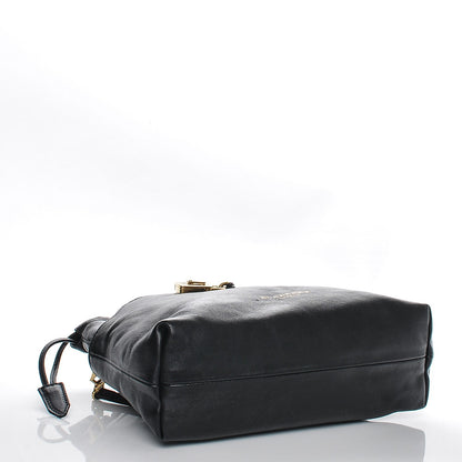 Burberry Derby Calfskin Little Crush Black 4 of 7