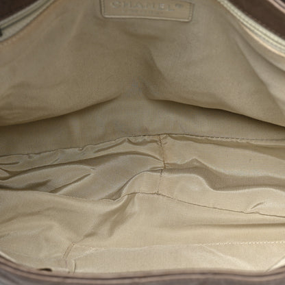 Chanel Washed Lambskin Quilted Maxi Chain Around Flap Taupe 5 of 15