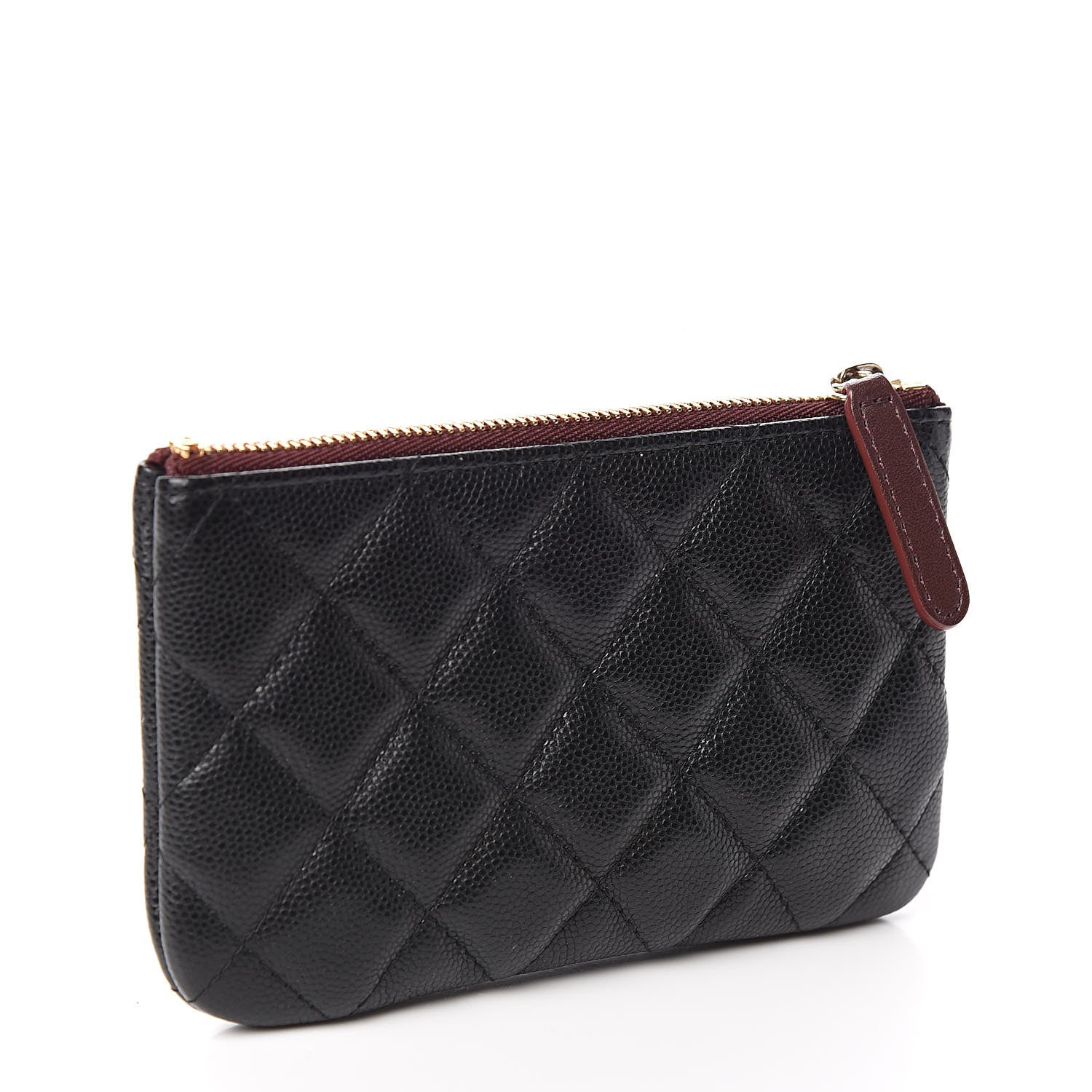 Chanel Caviar Quilted Small Cosmetic Case Black 3 of 8