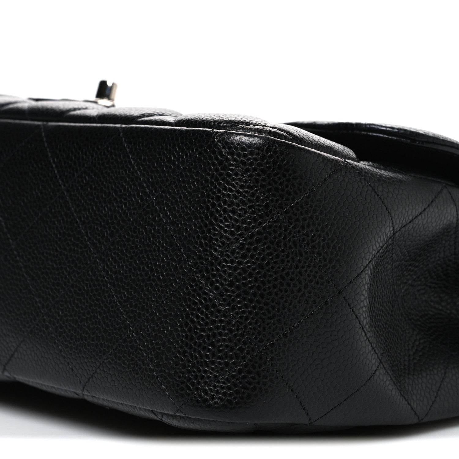 Chanel Caviar Quilted Jumbo Single Flap Black 9 of 9