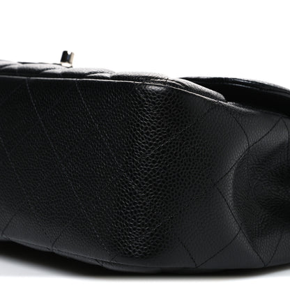 Chanel Caviar Quilted Jumbo Single Flap Black 9 of 9