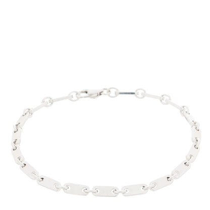 Cartier 18K White Gold 3.5mm Fidelity Link Bracelet 1 of 6