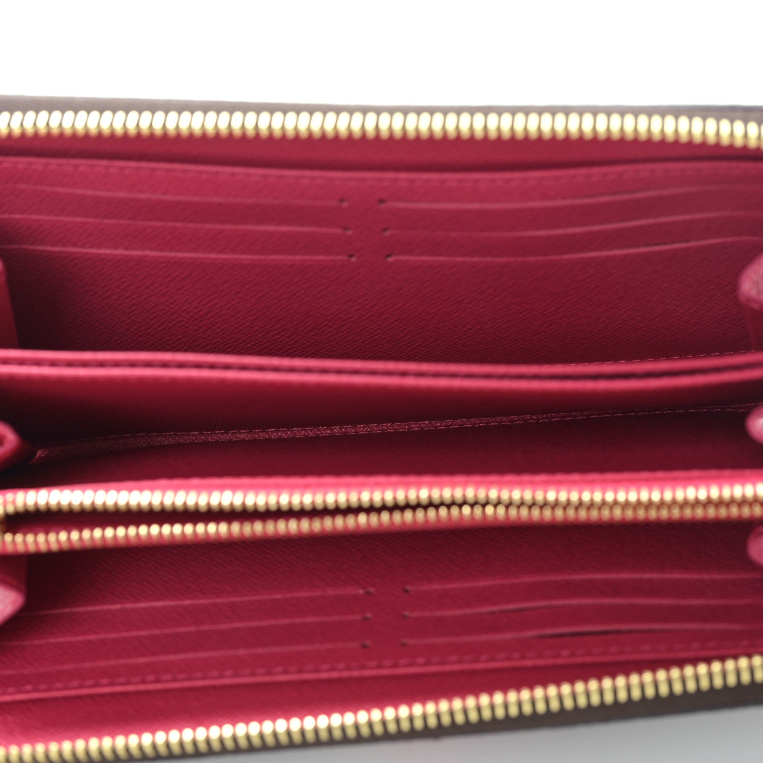 Louis Vuitton Monogram My LV Heritage Zippy Organizer Wallet Fuchsia White 5 of 8