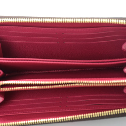 Louis Vuitton Monogram My LV Heritage Zippy Organizer Wallet Fuchsia White 5 of 8