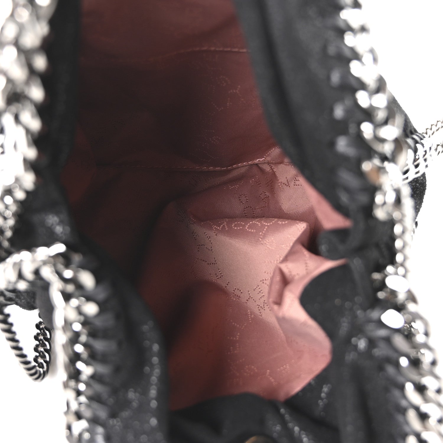Stella McCartney Shaggy Deer Mini Falabella Tote Black 5 of 9