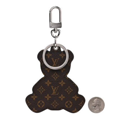 Louis Vuitton Monogram Teddy Bear Bag Charm Key Holder Brown 2 of 5
