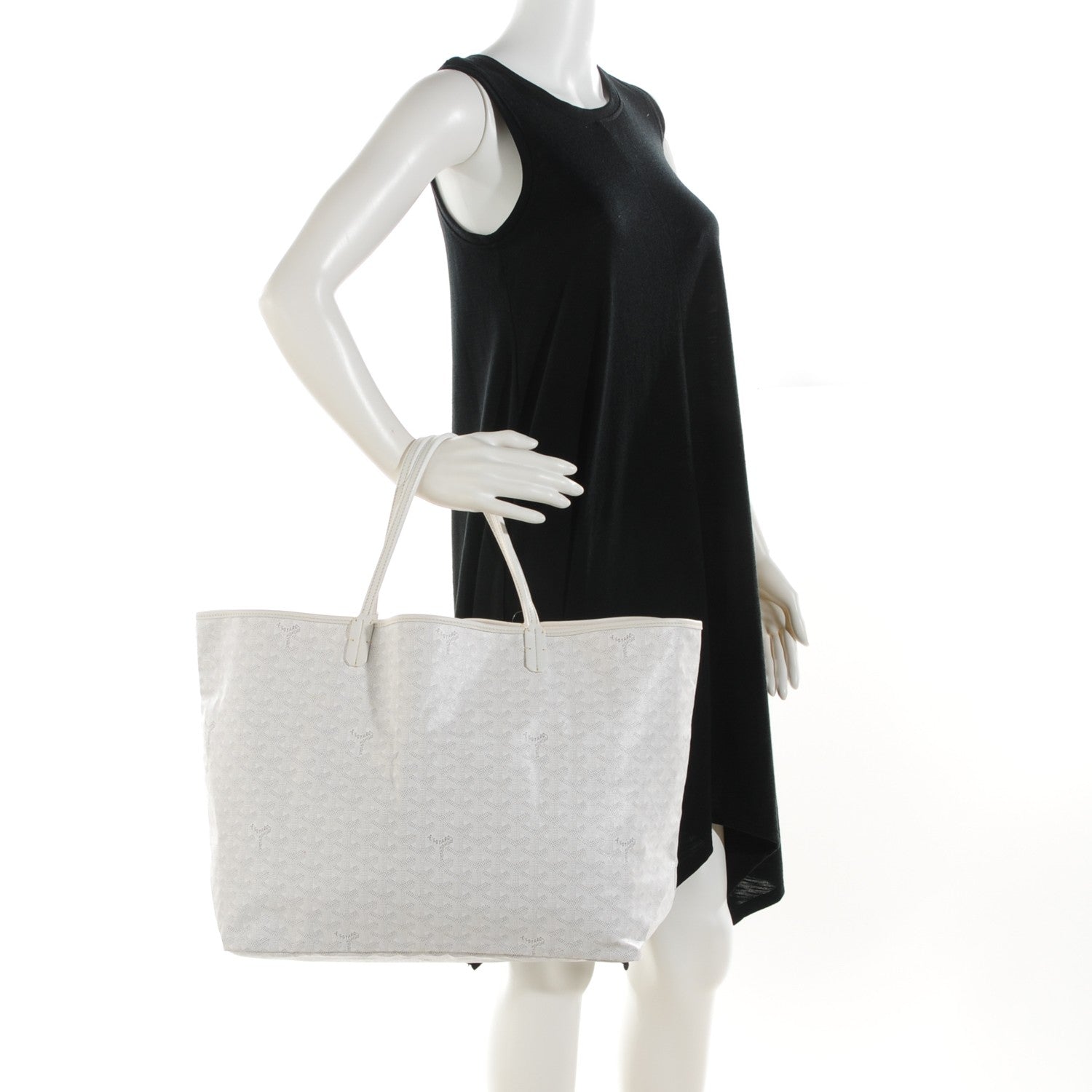 Goyard Goyardine Saint Louis GM White 2 of 8