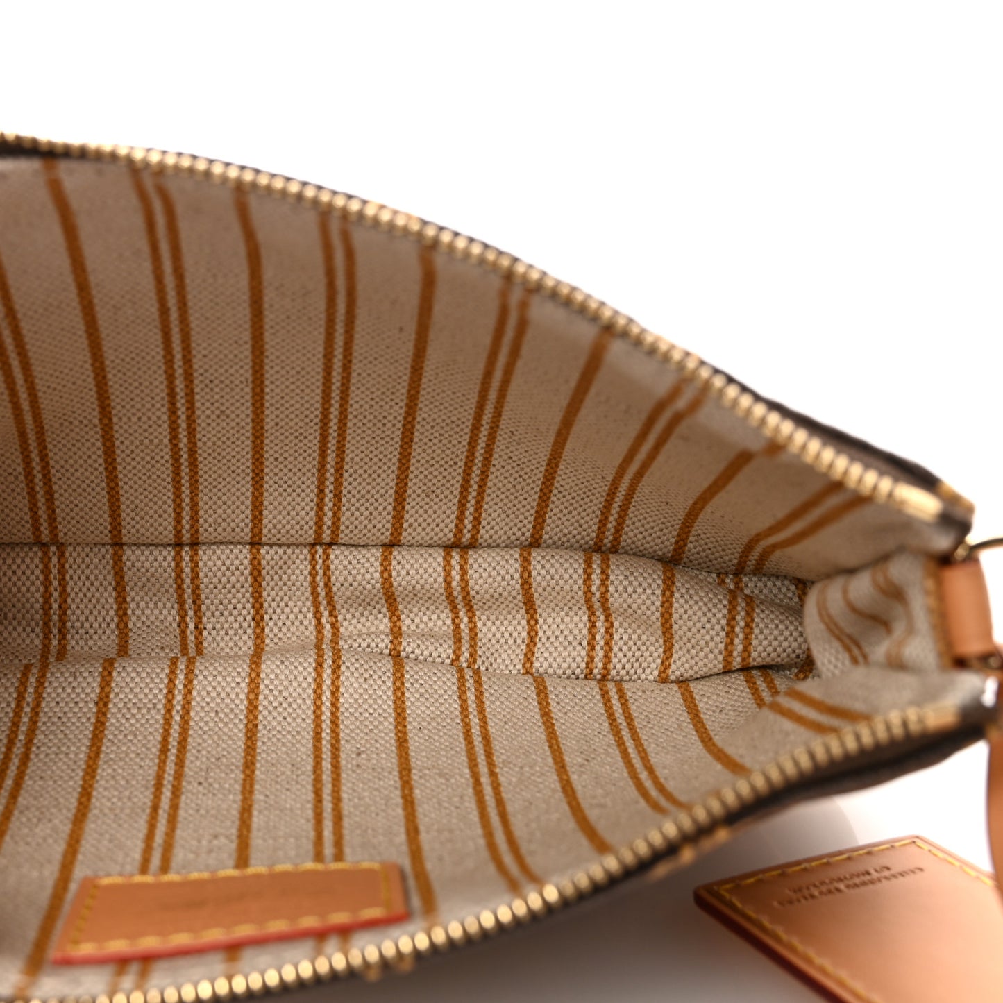 Monogram Origine Lin Pochette Accessories Dark Chocolate