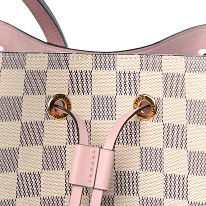 Louis Vuitton Damier Azur Neonoe MM Eau De Rose 11 of 11