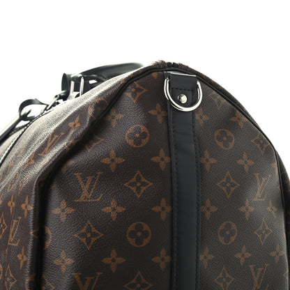 Louis Vuitton Monogram Macassar Keepall Bandouliere 55 13 of 13