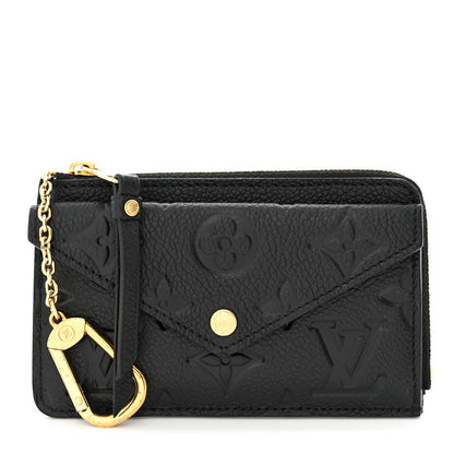 Louis Vuitton Empreinte Recto Verso Card Holder Black 1 of 7
