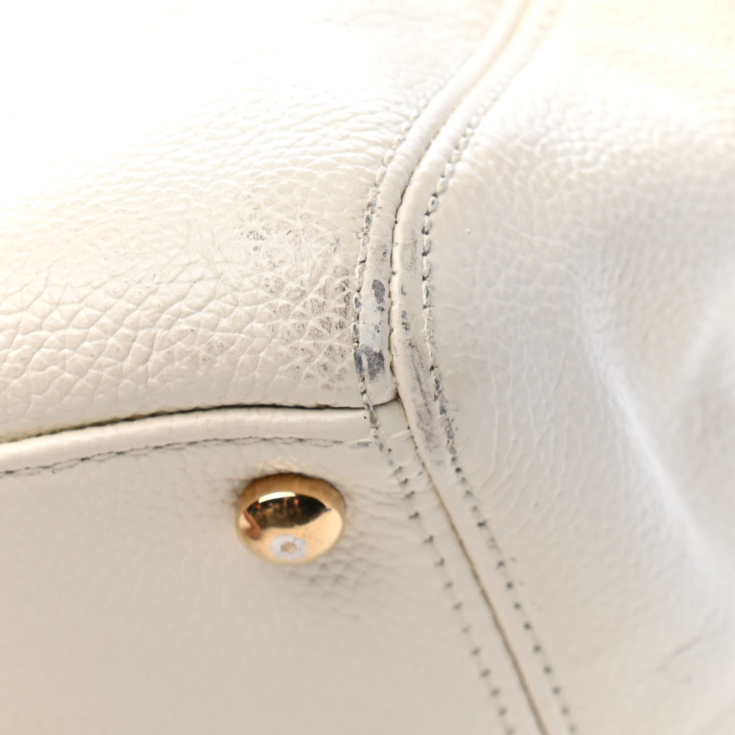 Chanel Calfskin Cerf Executive Shopper Tote White 22 of 22