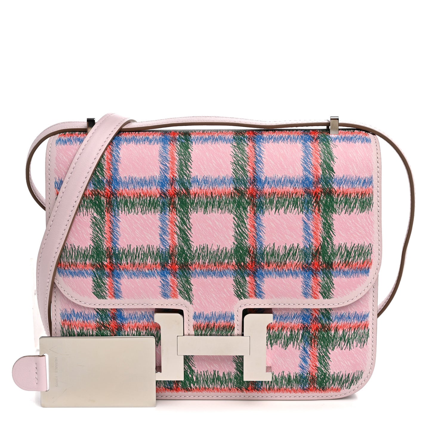 Swift Tartan Printed Constance 18 Mauve Pale