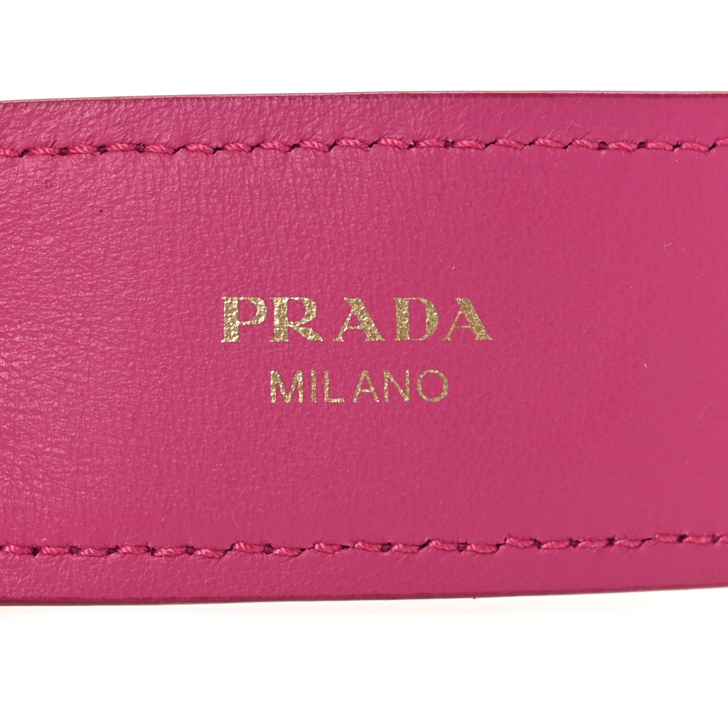 Prada Saffiano Crystal Flower Shoulder Strap Fuchsia 3 of 6