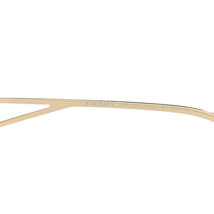 Prada Metal Symbole Triangle Logo Sunglasses SPR57YS Anthracite Gray Cammeo Beige 6 of 8