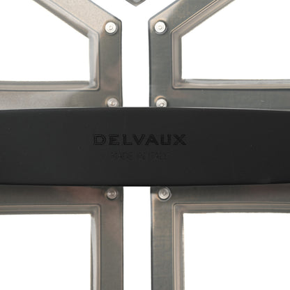 Delvaux Vinyl Gladiator Tempete Satchel Antique Silver Gold 6 of 9