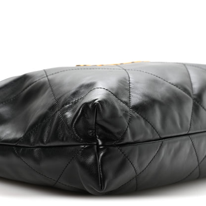 Chanel Shiny Calfskin Quilted Small Chanel 22 Black 18 of 21