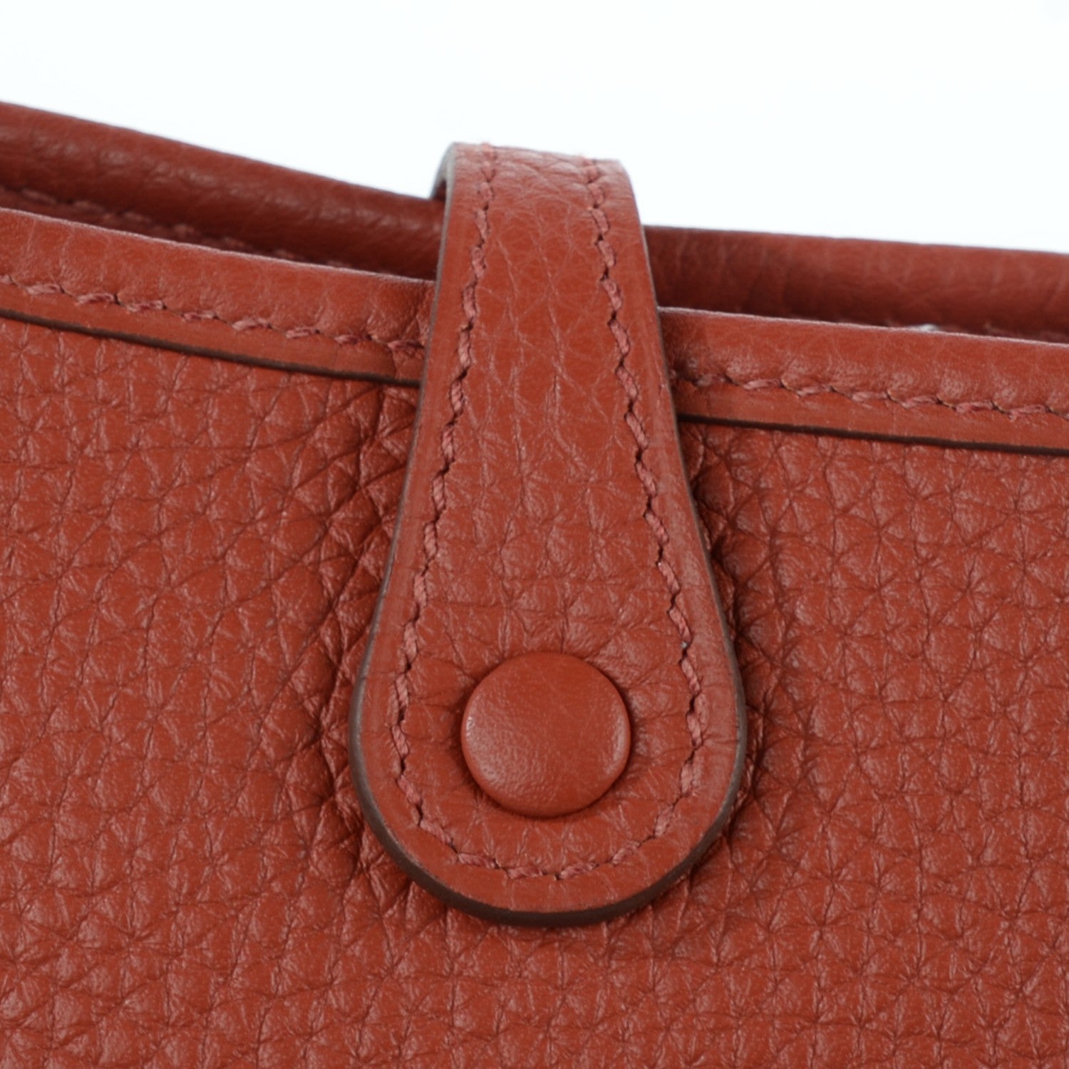 Hermes Taurillon Clemence Amazone Evelyne TPM Sienna 3 of 14