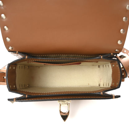 Valentino Garavani Vitello Mini Rockstud Flip Lock Crossbody Bag Light Cuir 5 of 10