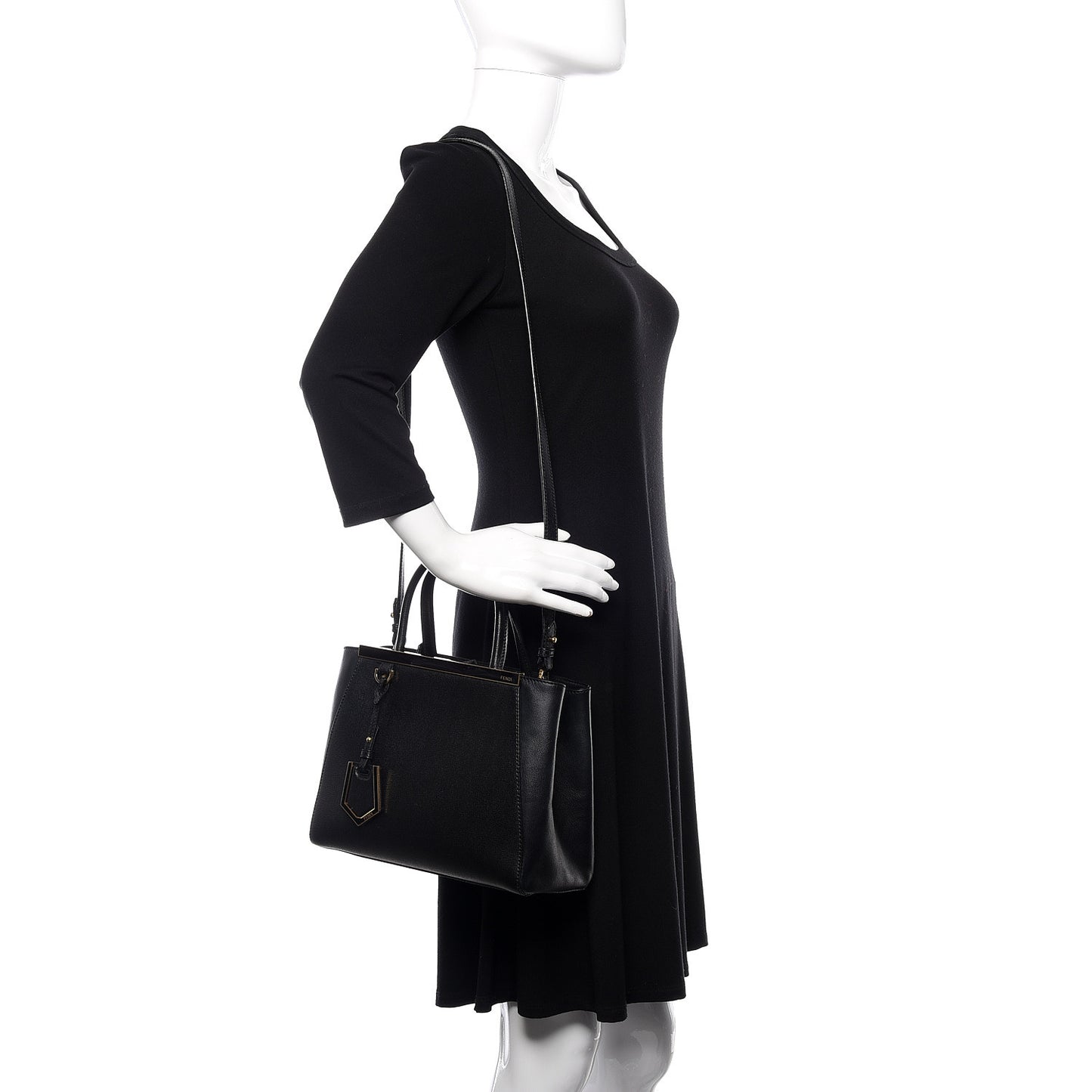Vitello Elite Petite 2Jours Tote Black