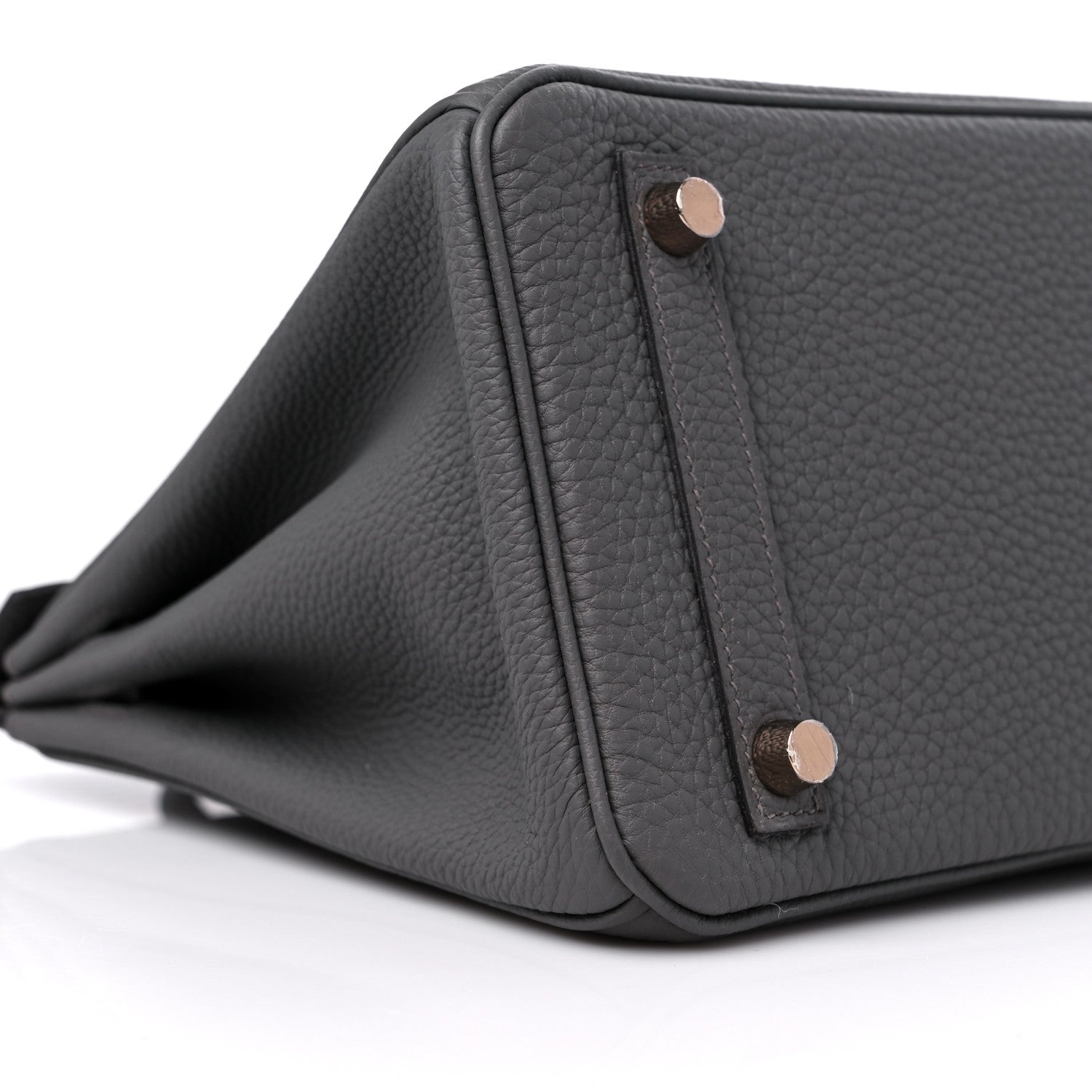 Hermes Togo Birkin 25 Etain 8 of 11