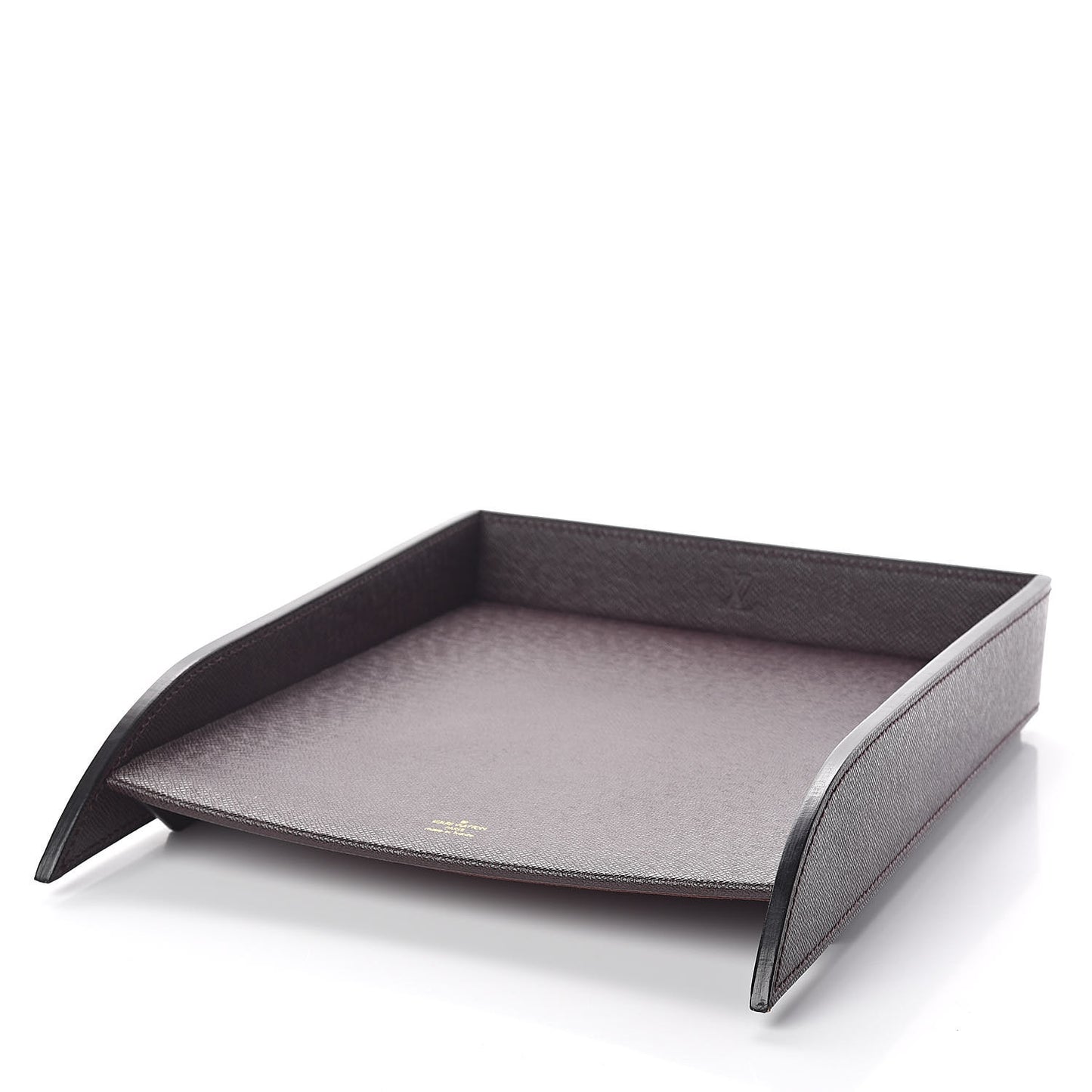Taiga Leather 6 Piece Desk Set Acajou