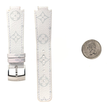 Louis Vuitton Monogram Tambour Watch Strap White 2 of 5