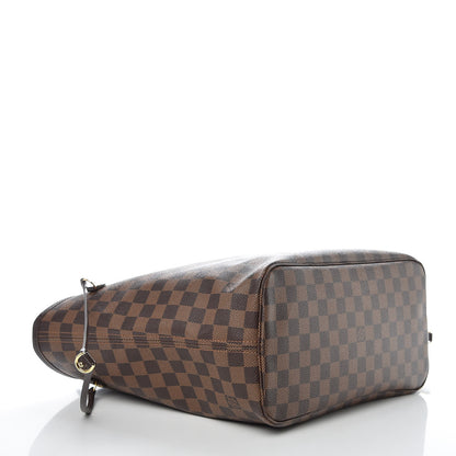 Louis Vuitton Damier Ebene Neo Neverfull MM Rose Ballerine 5 of 11