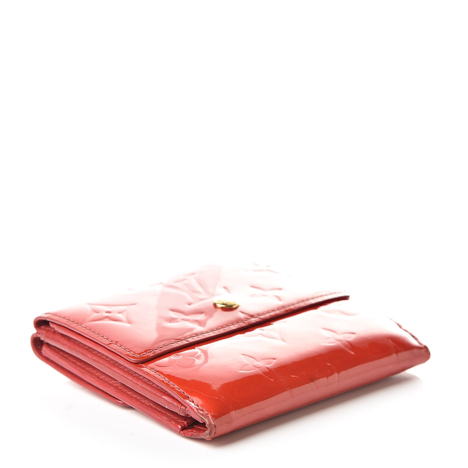 Louis Vuitton Vernis Elise Wallet Rouge Grenadine 4 of 13