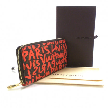 Louis Vuitton Monogram Graffiti Zippy Wallet Orange 4 of 9