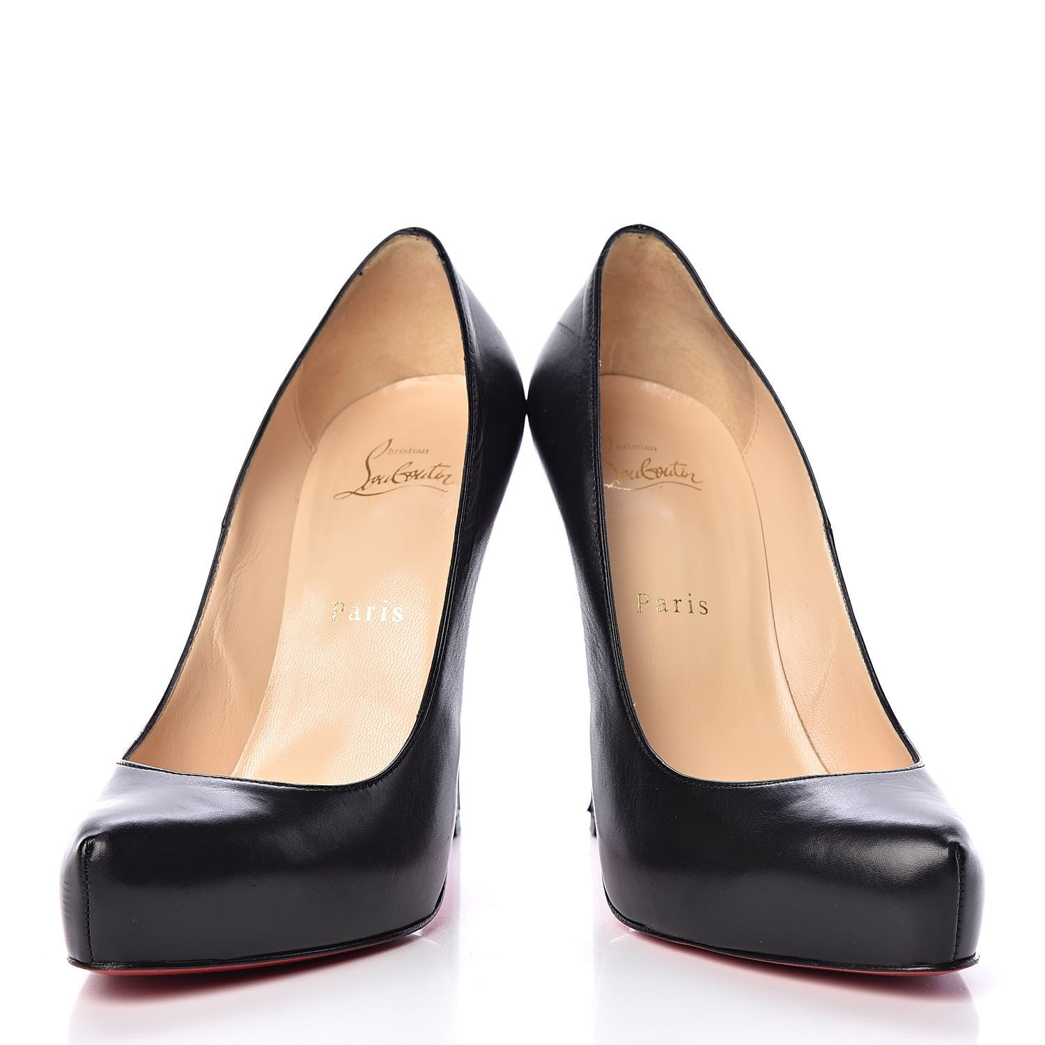 Christian Louboutin Calfskin Rolando Zip 120 Pumps 37.5 Black 6 of 17