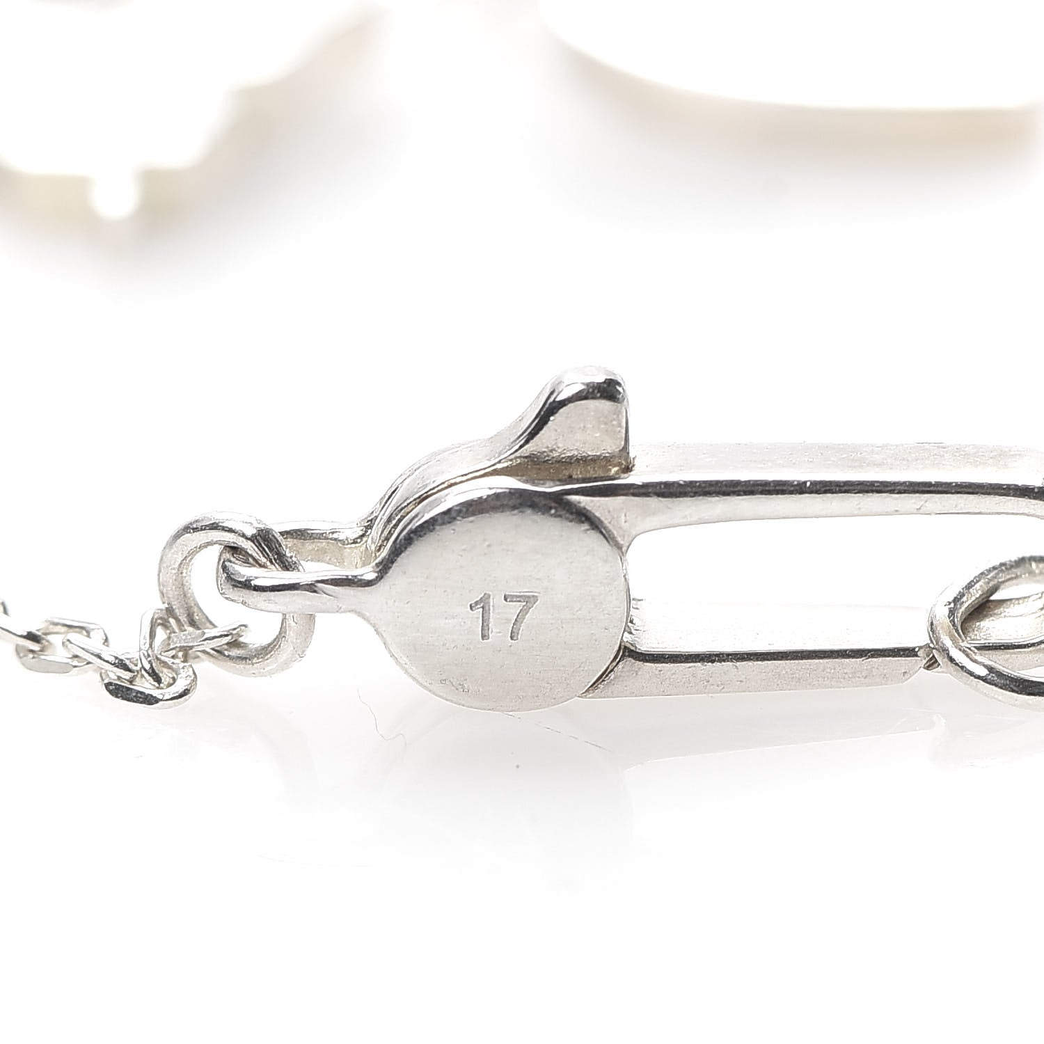 Gucci Sterling Silver Trademark Heart Butterfly Bracelet 6 of 7