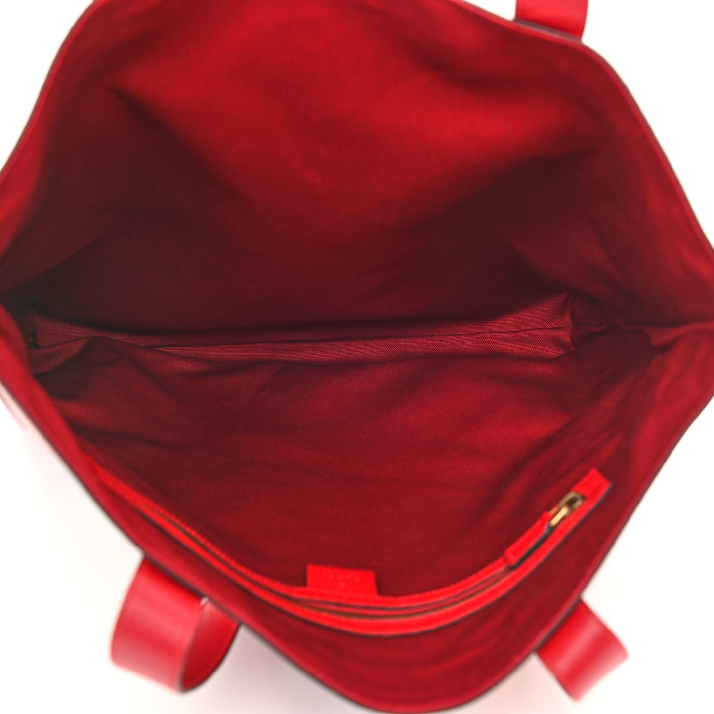 Canvas Calfskin Sylvie Stripe Logo Mens Tote Red White Blue