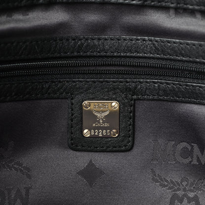 MCM Calfskin Ottomar Monogram Tote Black 11 of 14