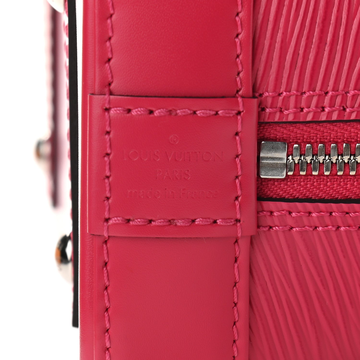 Louis Vuitton Epi Jacquard Alma BB Rose Pondicherry 6 of 9