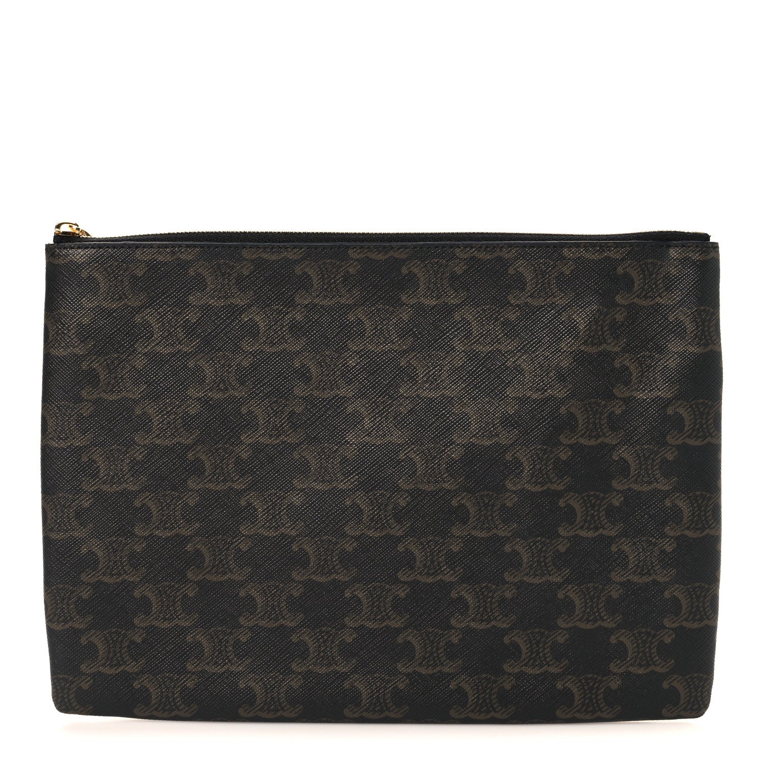 Celine Triomphe Canvas Pouch Black 1 of 7