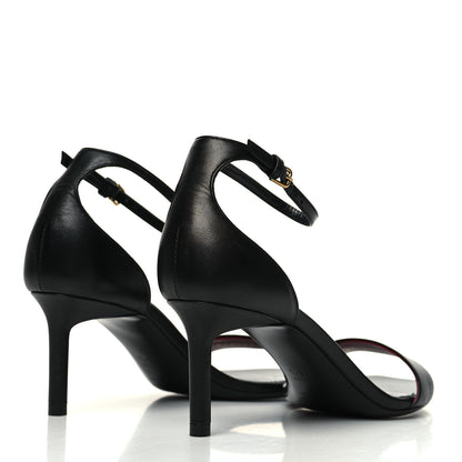Saint Laurent Calfskin Tripon Amber 85 Ankle Strap Sandals 35.5 Black 4 of 13
