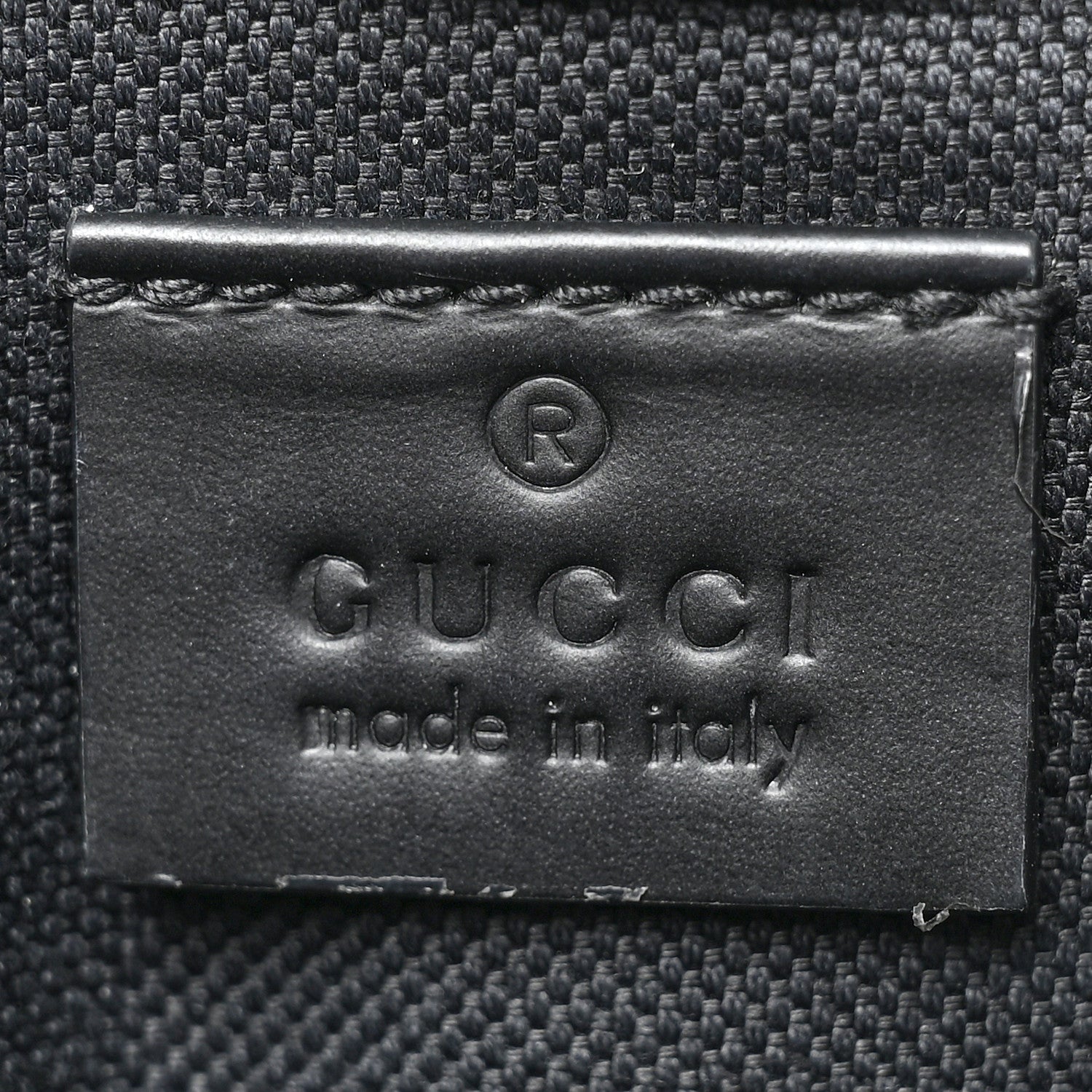 Gucci GG Supreme Monogram Web Slim Belt Bag Black Grey 6 of 13
