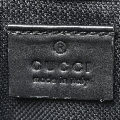 Gucci GG Supreme Monogram Web Slim Belt Bag Black Grey 6 of 13