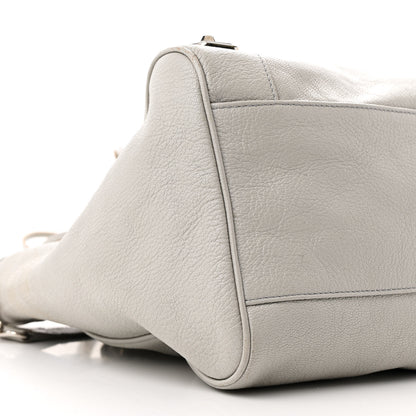 Balenciaga Chevre Silver Metallic Edge Hardware Velo Gris Perle 10 of 17