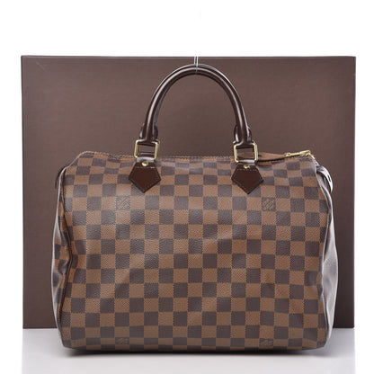 Louis Vuitton Damier Ebene Speedy 30 19 of 19