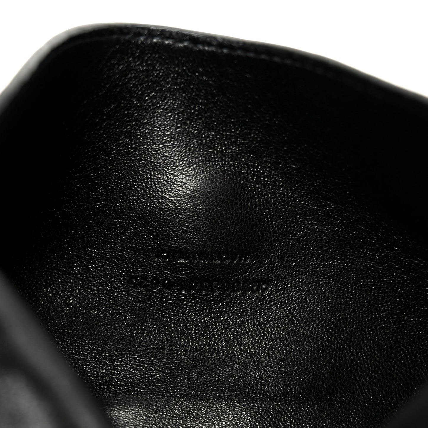 Lambskin Chevron Quilted Large Loulou Black