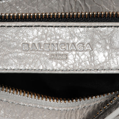 Balenciaga Agneau Classic Hardware Zip Traveler Backpack Gris Pyrite 4 of 13