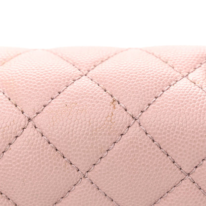 Chanel Caviar Quilted Mini Coco Handle Flap Light Pink 11 of 14